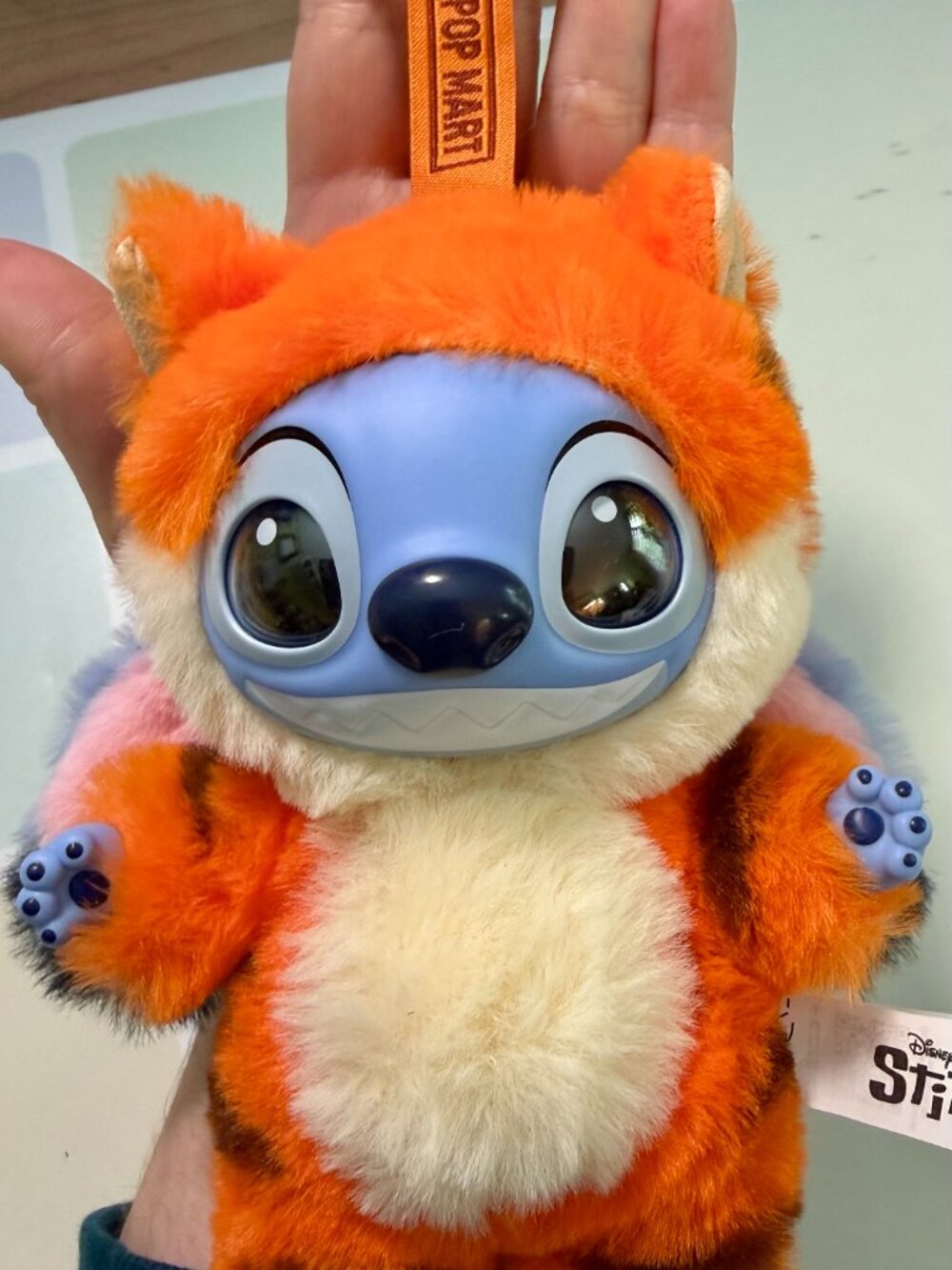 POP MART Disney Stitch Adventure Tigger Stitch Plush Pendant Keychain NEW